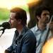 Ryan Racine performs with John Holkeboer on the Grove stage during Top of the Park summer festival on Friday, June 21. Daniel Brenner I AnnArbor.com